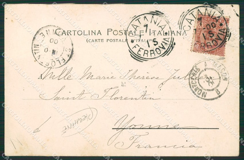 Catania Nicolosi MACCHIA cartolina KVM0461 – retro