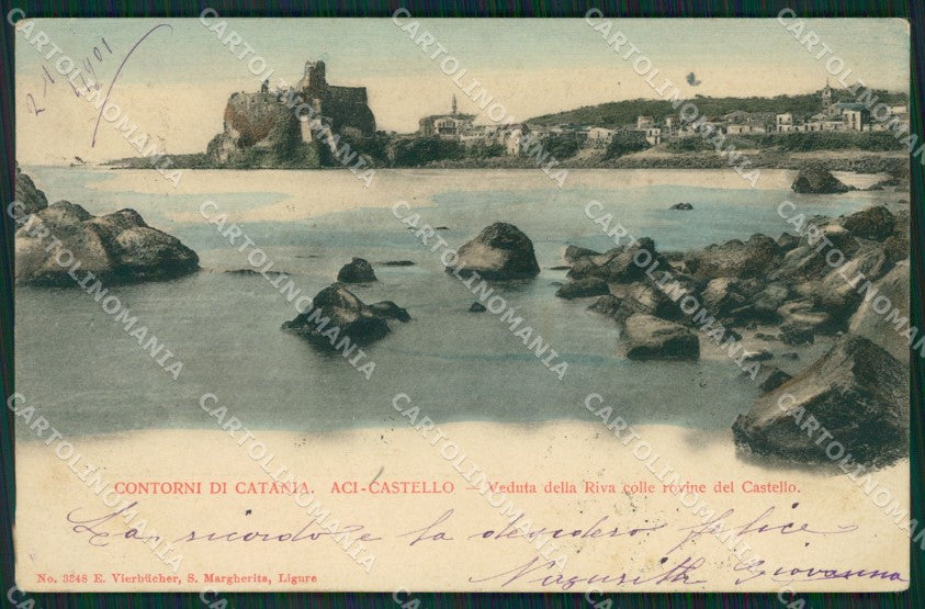 Catania Aci Castello cartolina KVM0468 – fronte
