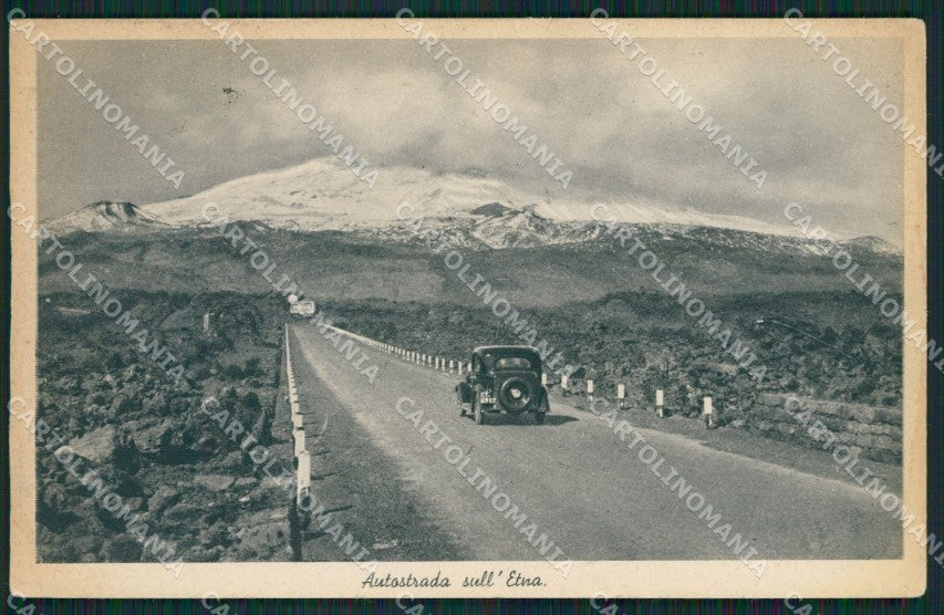 Catania Etna Auto cartolina KVM0471 – fronte