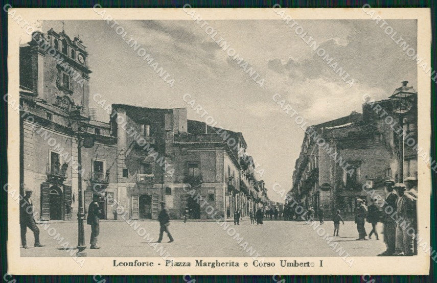 Enna Leonforte PIEGA cartolina KVM0484 – fronte