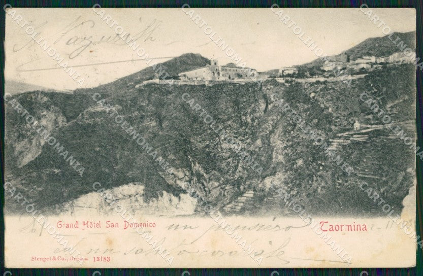 Messina Taormina cartolina KVM0499 – fronte