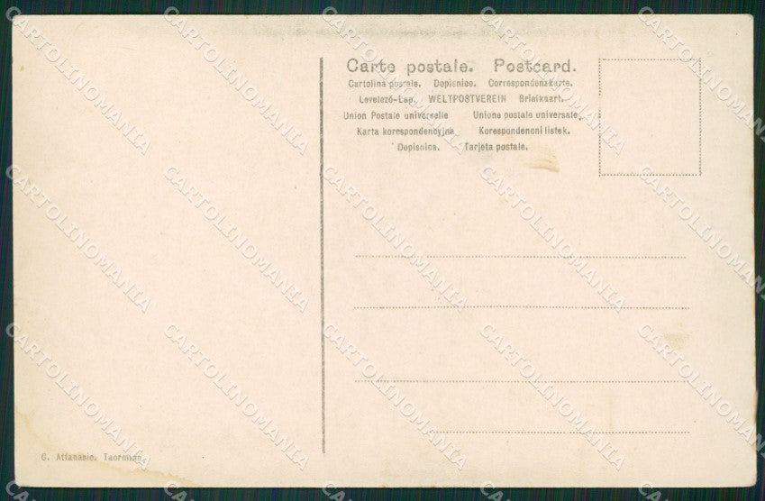 Messina Taormina cartolina KVM0505 – retro