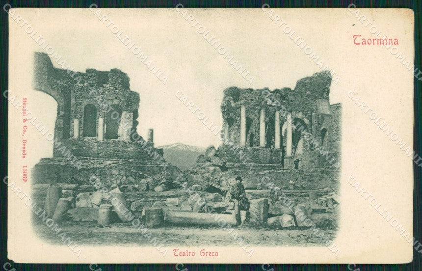 Messina Taormina Teatro Greco cartolina KVM0506 – fronte