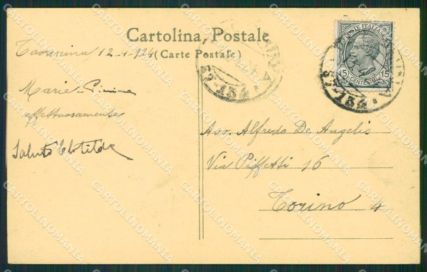 Messina Taormina cartolina KVM0507 – retro