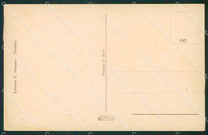 Messina Taormina cartolina KVM0508 – retro