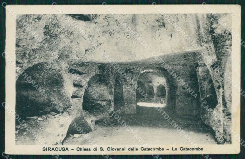 Siracusa Città MACCHIA cartolina KVM0517 – fronte