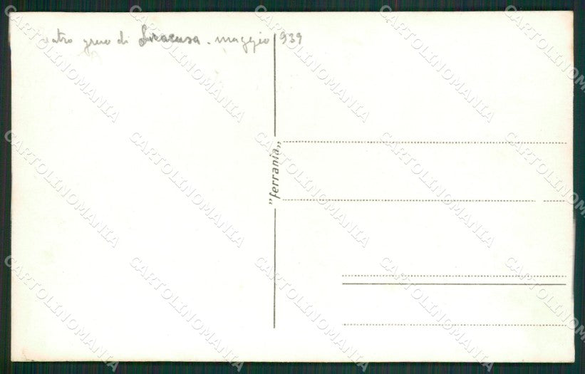 Siracusa Città Foto cartolina KVM0542 – retro