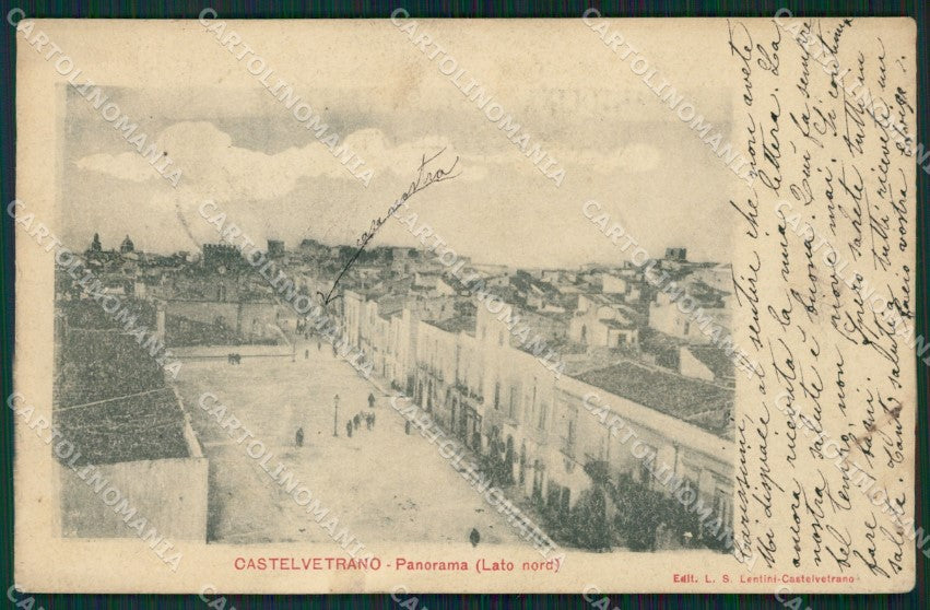 Trapani Castelvetrano PIEGHINA cartolina KVM0564 – fronte