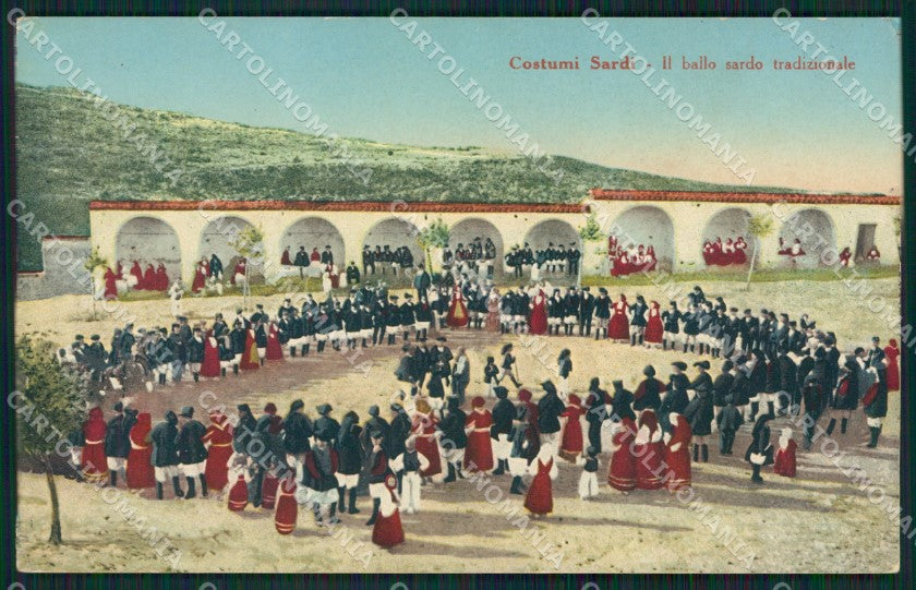 Cagliari Costumi cartolina KVM0565 – fronte