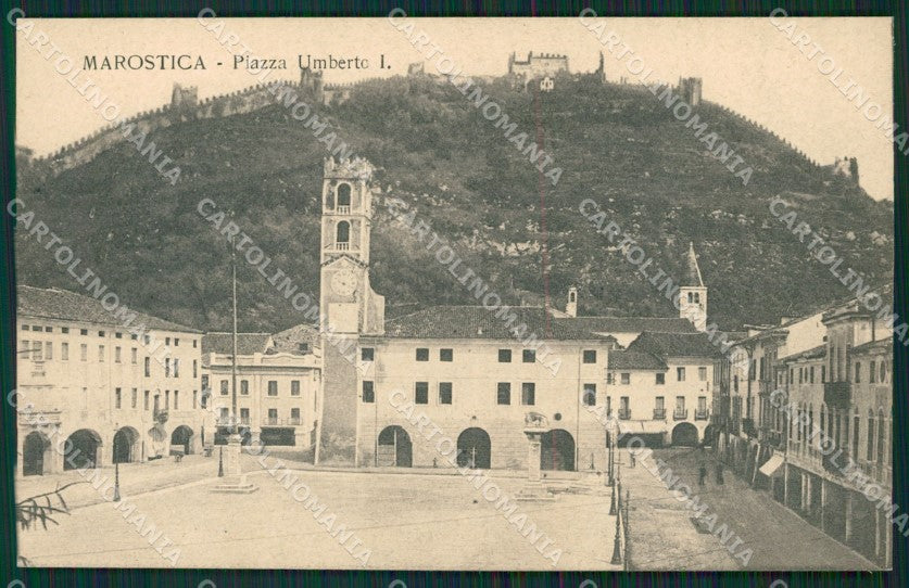 Vicenza Marostica cartolina KVM0608 – fronte