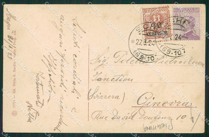 Vicenza Schio PIEGHINA cartolina KVM0630 – retro