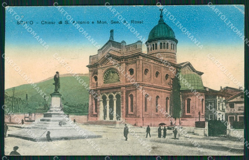 Vicenza Schio PIEGHINA cartolina KVM0632 – fronte