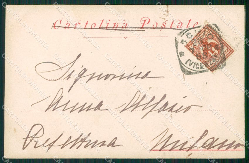 Vicenza Schio cartolina KVM0636 – retro
