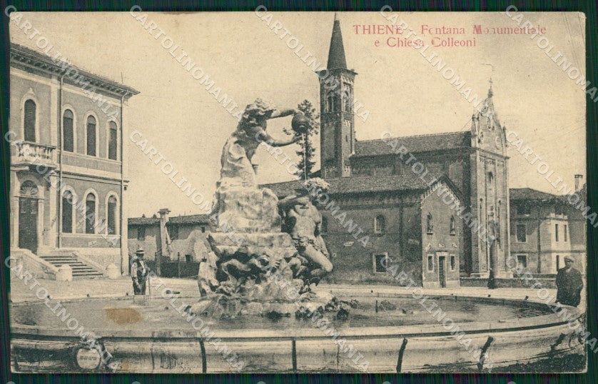 Vicenza Thiene Fontana cartolina KVM0645 – fronte