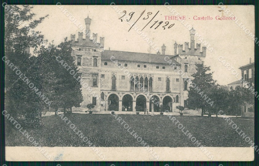 Vicenza Thiene PIEGHE cartolina KVM0647 – fronte