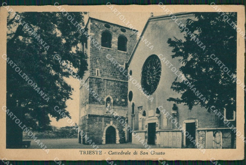 Trieste San Giusto PIEGA cartolina KVM0669 – fronte