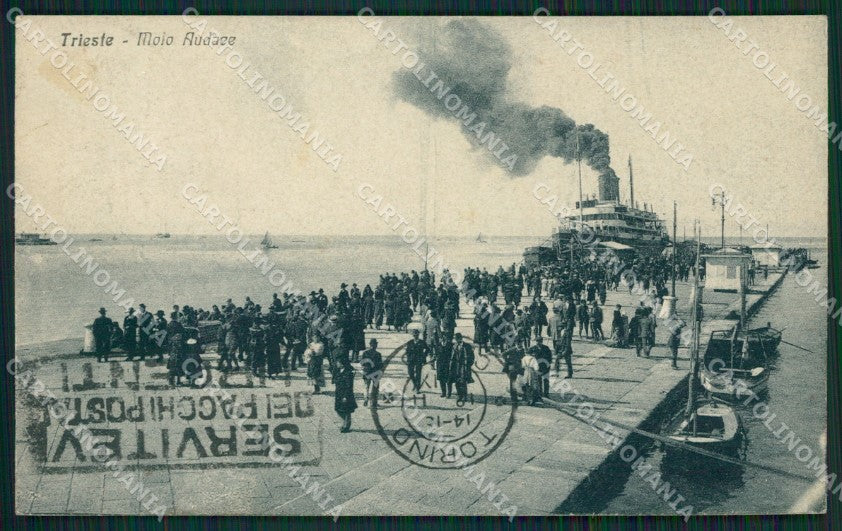 Trieste Città Nave cartolina KVM0671 – fronte