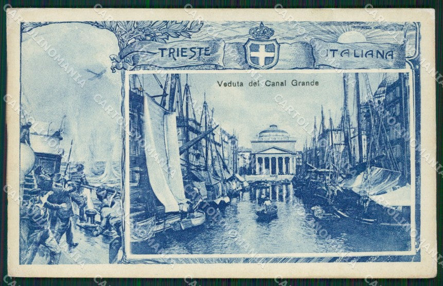 Trieste Città cartolina KVM0682 – fronte