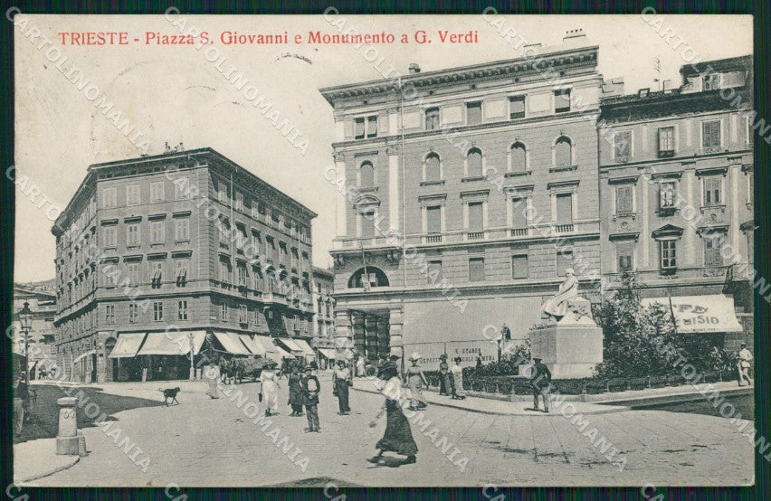 Trieste Città Verdi cartolina KVM0684 – fronte