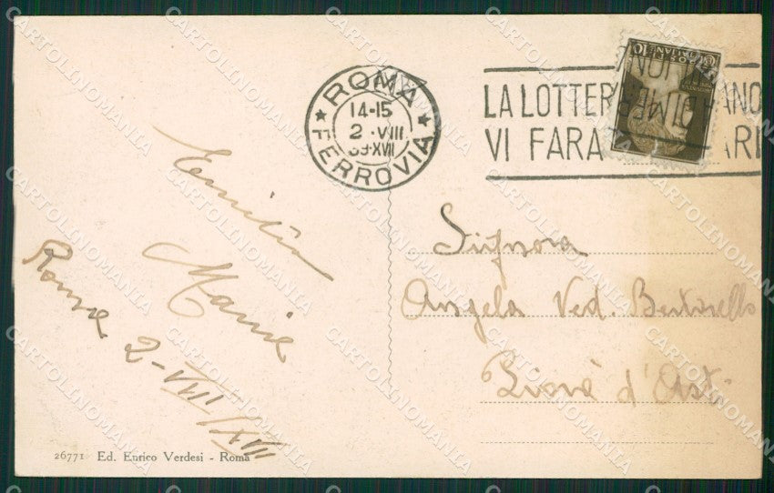 Roma Città cartolina KVM0719 – retro