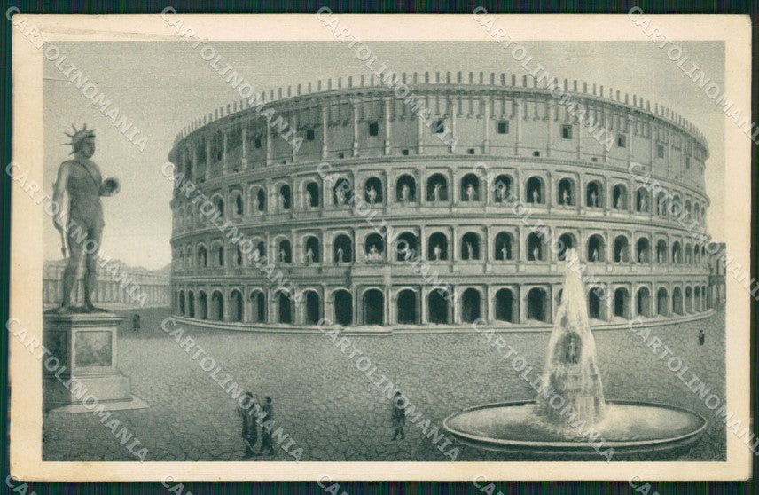 Roma Città PIEGHINA cartolina KVM0720 – fronte