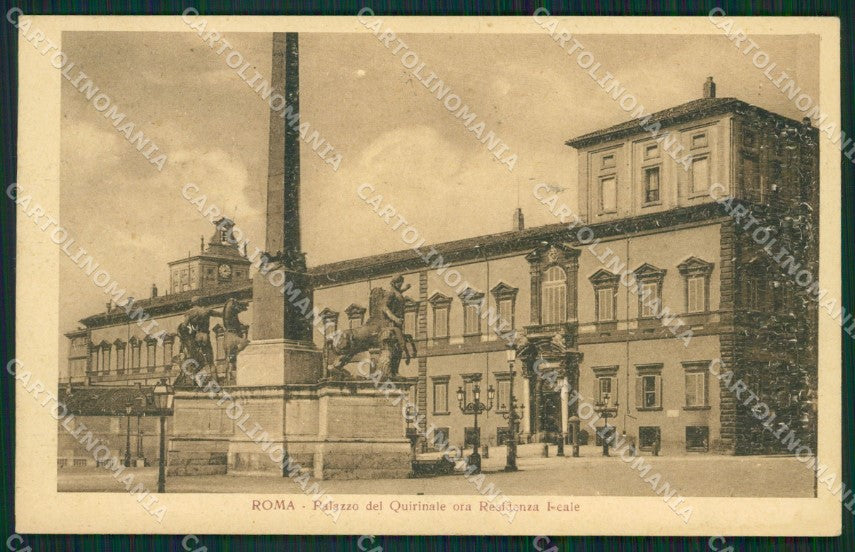 Roma Città Quirinale cartolina KVM0731 – fronte