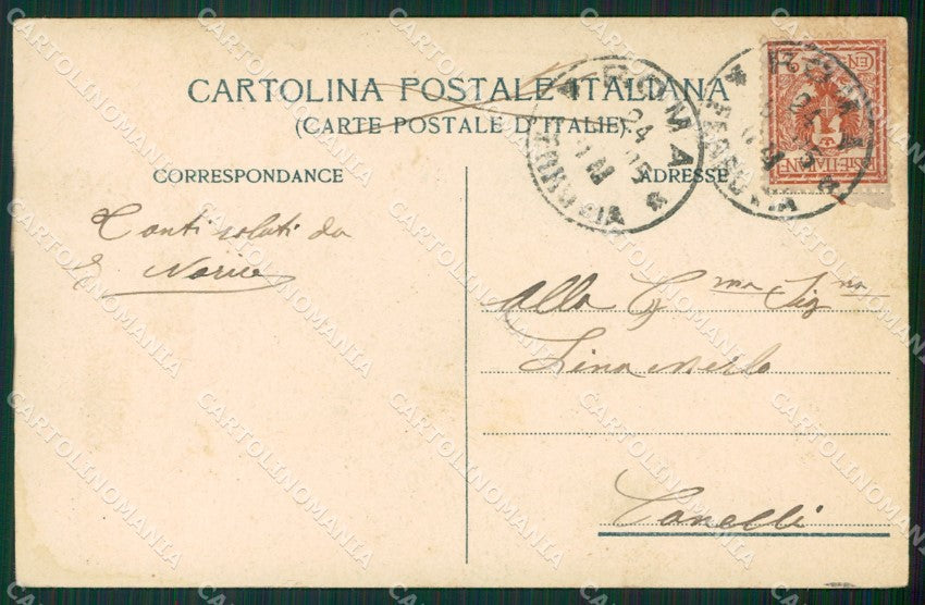 Roma Città cartolina KVM0735 – retro