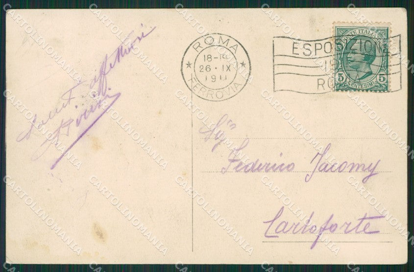 Roma Città Esposizione Faenza cartolina KVM0736 – retro