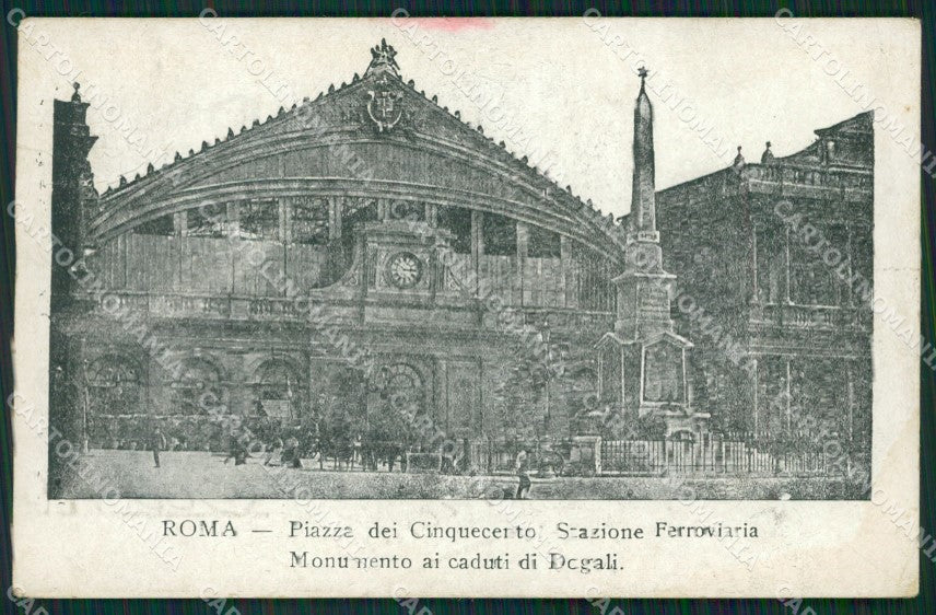 Roma Città Stazione cartolina KVM0746 – fronte