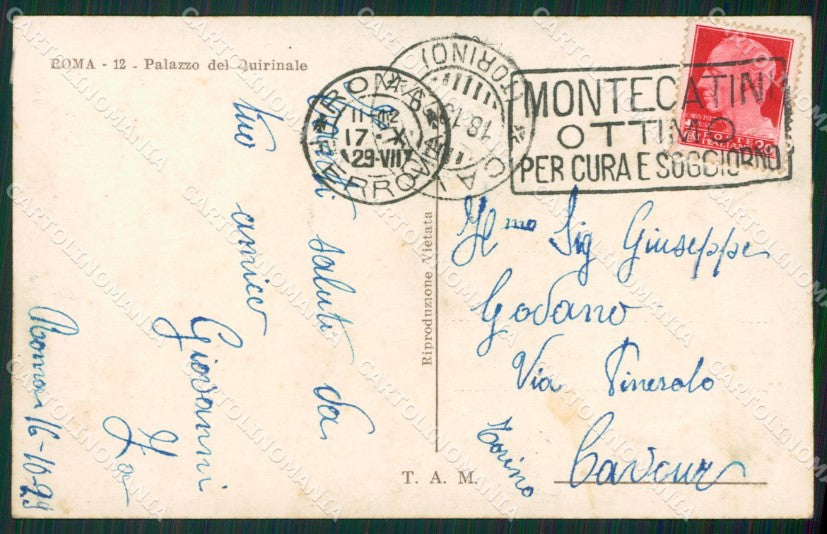 Roma Città Foto cartolina KVM0779 – retro