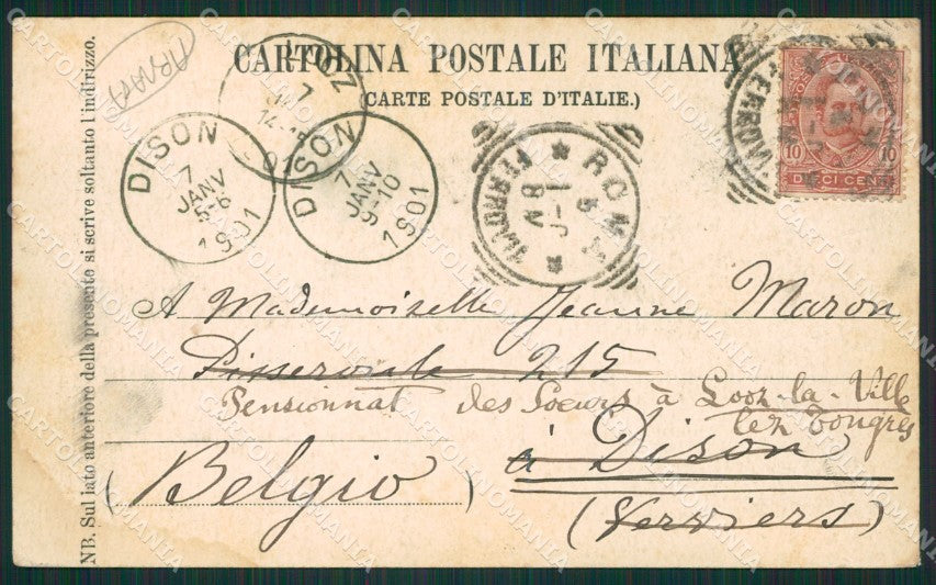 Roma Nettuno ABRASA cartolina KVM0804 – retro