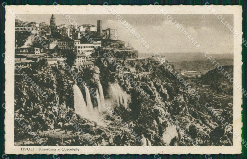 Roma Tivoli ABRASA cartolina KVM0821 – fronte