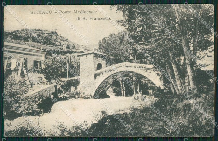 Roma Subiaco PIEGATA cartolina KVM0822 – fronte