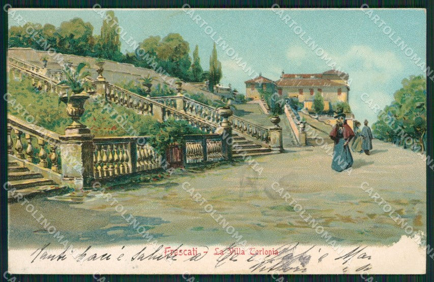 Roma Frascati ABRASA cartolina KVM0823 – fronte