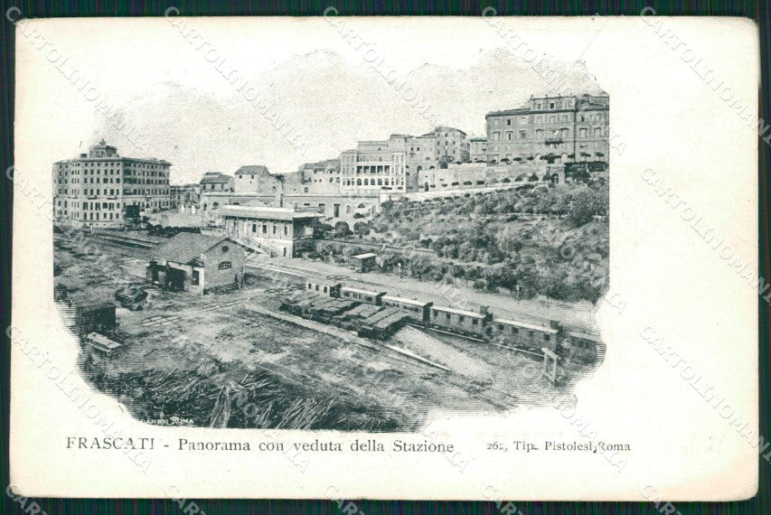 Roma Frascati Stazione Treno cartolina KVM0827 – fronte