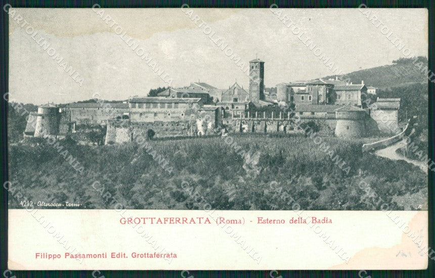 Roma Grottaferrata Alterocca 4212 MACCHIE cartolina KVM0842 – fronte