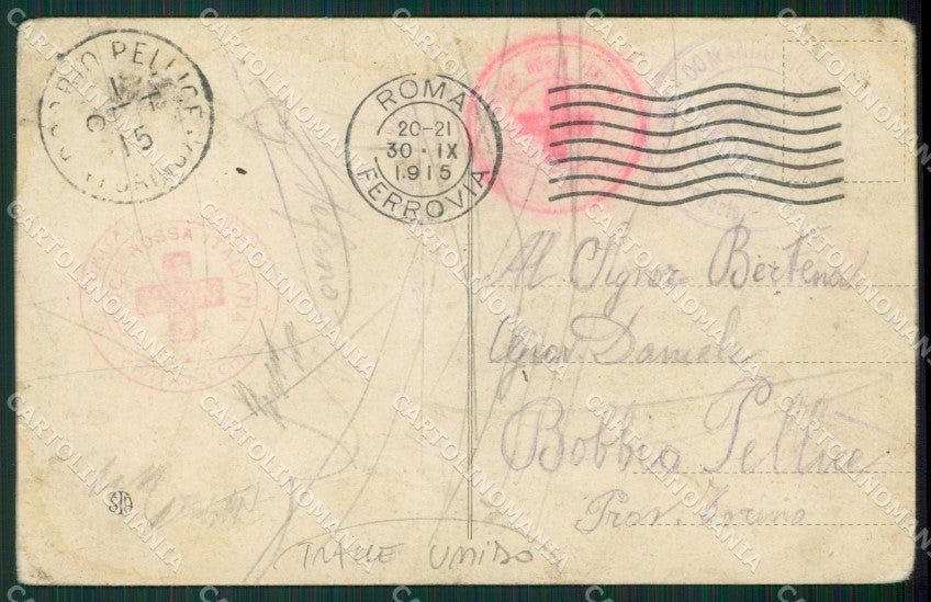 Roma Civitavecchia Savoia Alterocca 4296 CRI TRACCE UMIDO cartolina KVM0847 – retro