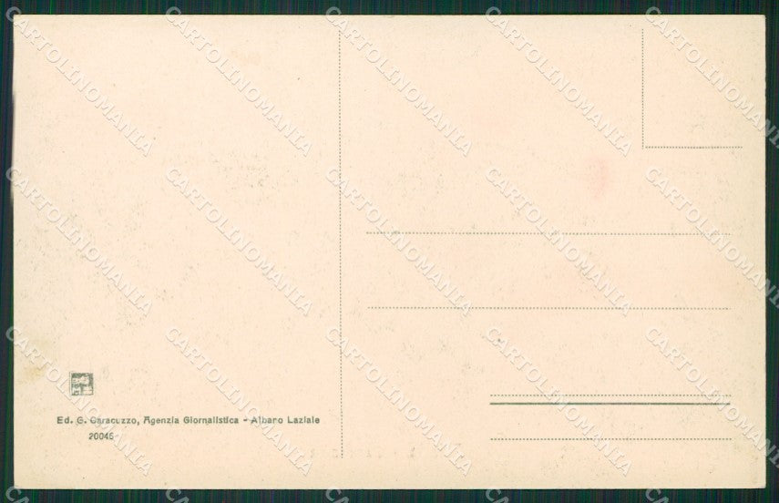 Roma Ariccia cartolina KVM0850 – retro