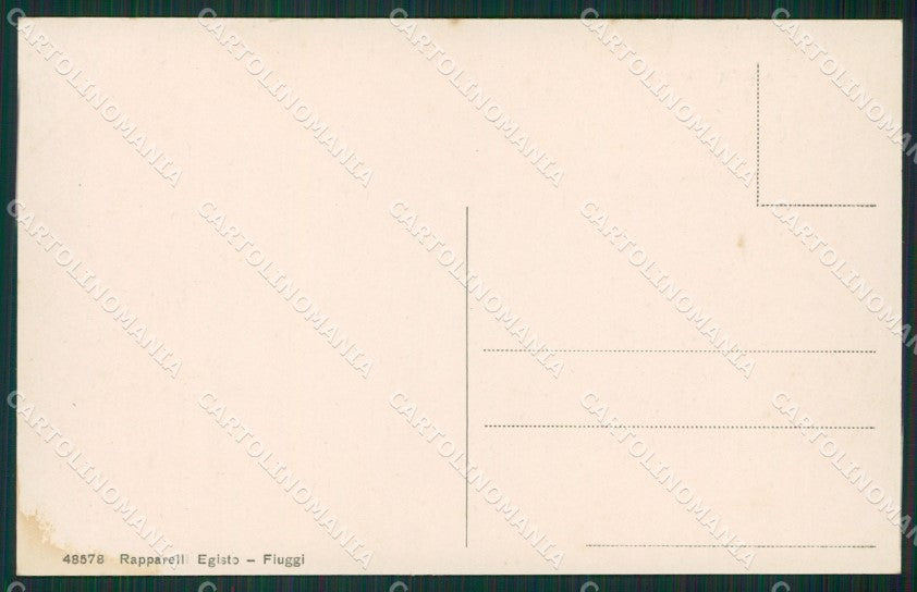 Frosinone Fiuggi Asino cartolina KVM0868 – retro