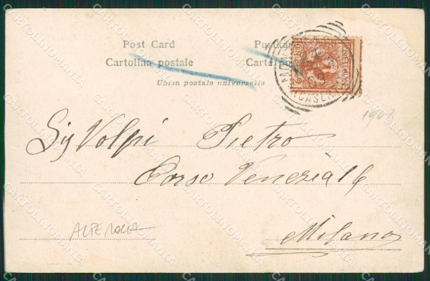 Frosinone Cassino Montecassino Alterocca 2916 MACCHIA cartolina KVM0873 – retro