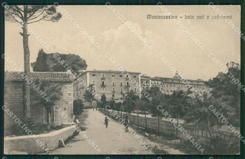 Frosinone Cassino Montecassino PIEGA cartolina KVM0874 – fronte