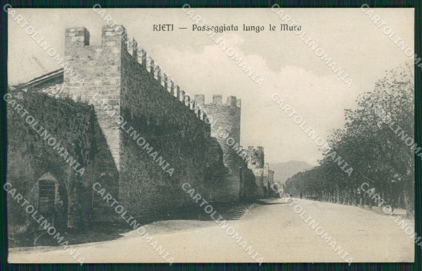 Rieti Città MACCHIE SCOLLATA cartolina KVM0878 – fronte