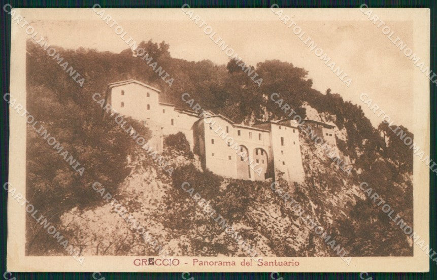 Rieti Greccio cartolina KVM0881 – fronte