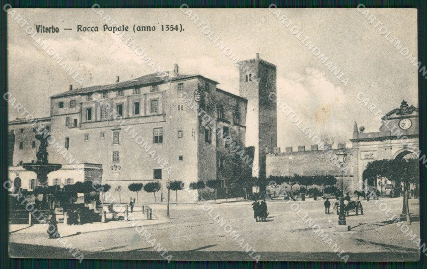 Viterbo Città TRACCE UMIDO MACCHIA cartolina KVM0884 – fronte