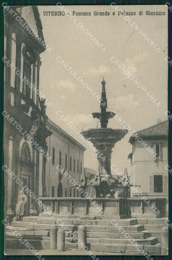 Viterbo Città MACCHIA cartolina KVM0885 – fronte