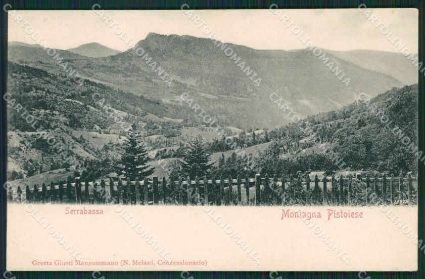 Pistoia Abetone Serrabassa cartolina KVM0890 – fronte