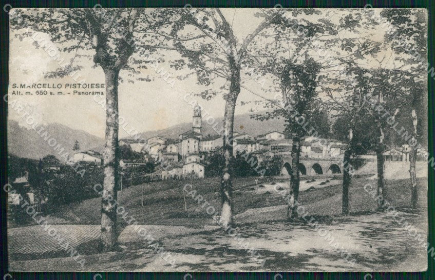 Pistoia San Marcello Pistoiese ABRASA cartolina KVM0897 – fronte