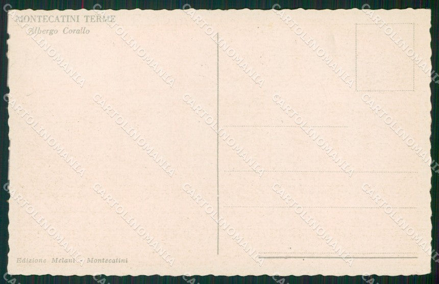 Pistoia Montecatini Terme cartolina KVM0903 – retro