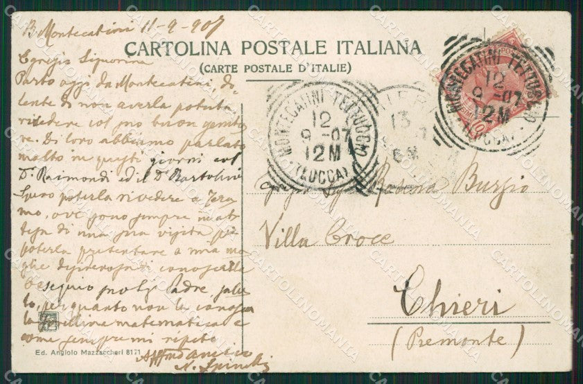Pistoia Montecatini Terme cartolina KVM0915 – retro