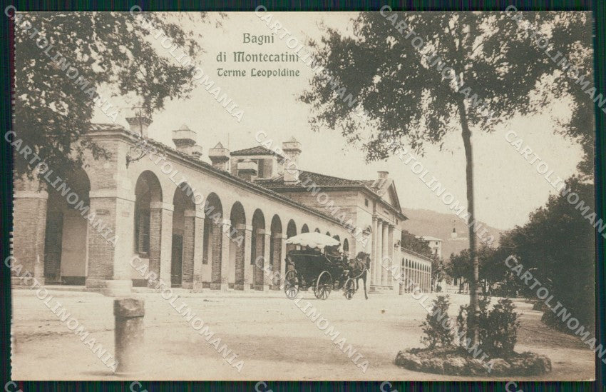 Pistoia Montecatini Terme Carrozza cartolina KVM0916 – fronte